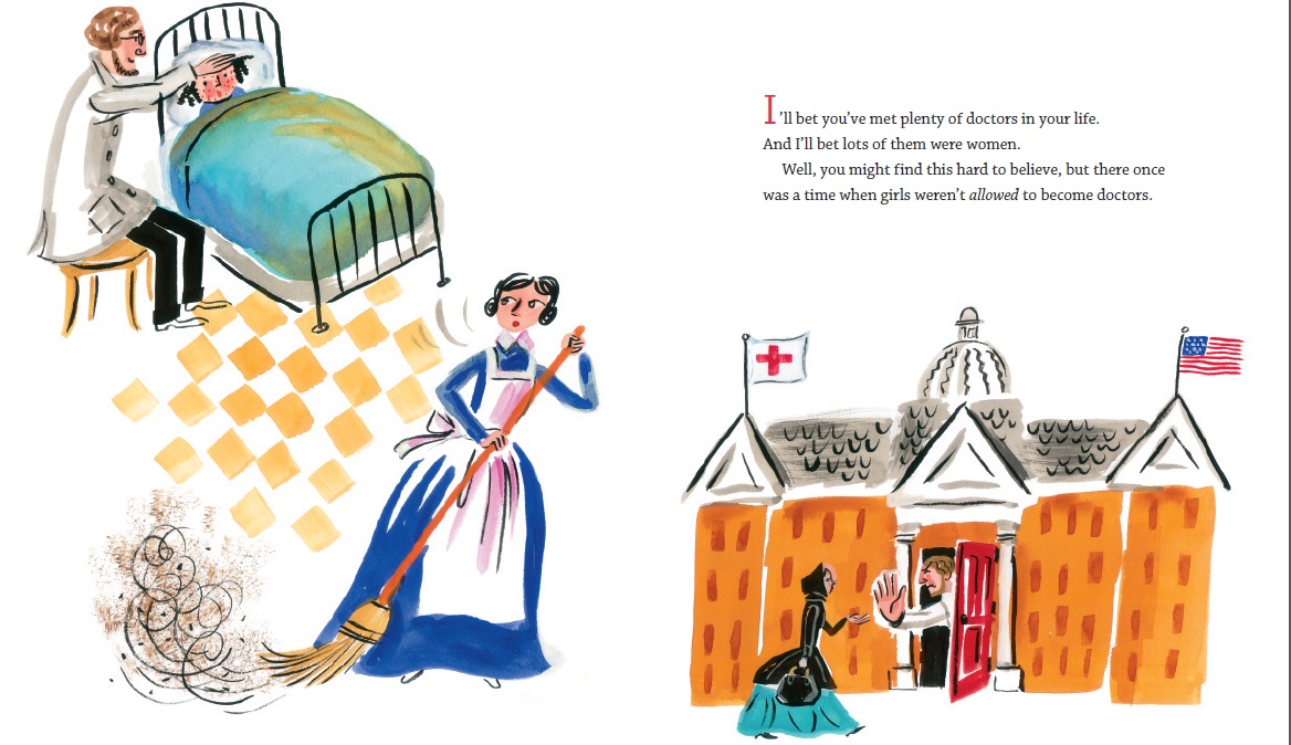 celebrate-picture-books-picture-book-review-who-says-women-can't-be-doctors-no-women-doctors