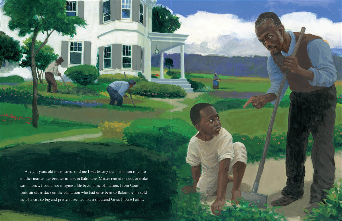 celebrate-picture-books-picture-book-review-words-set-me-free-the-story-of-young-frederick-douglas-plantation