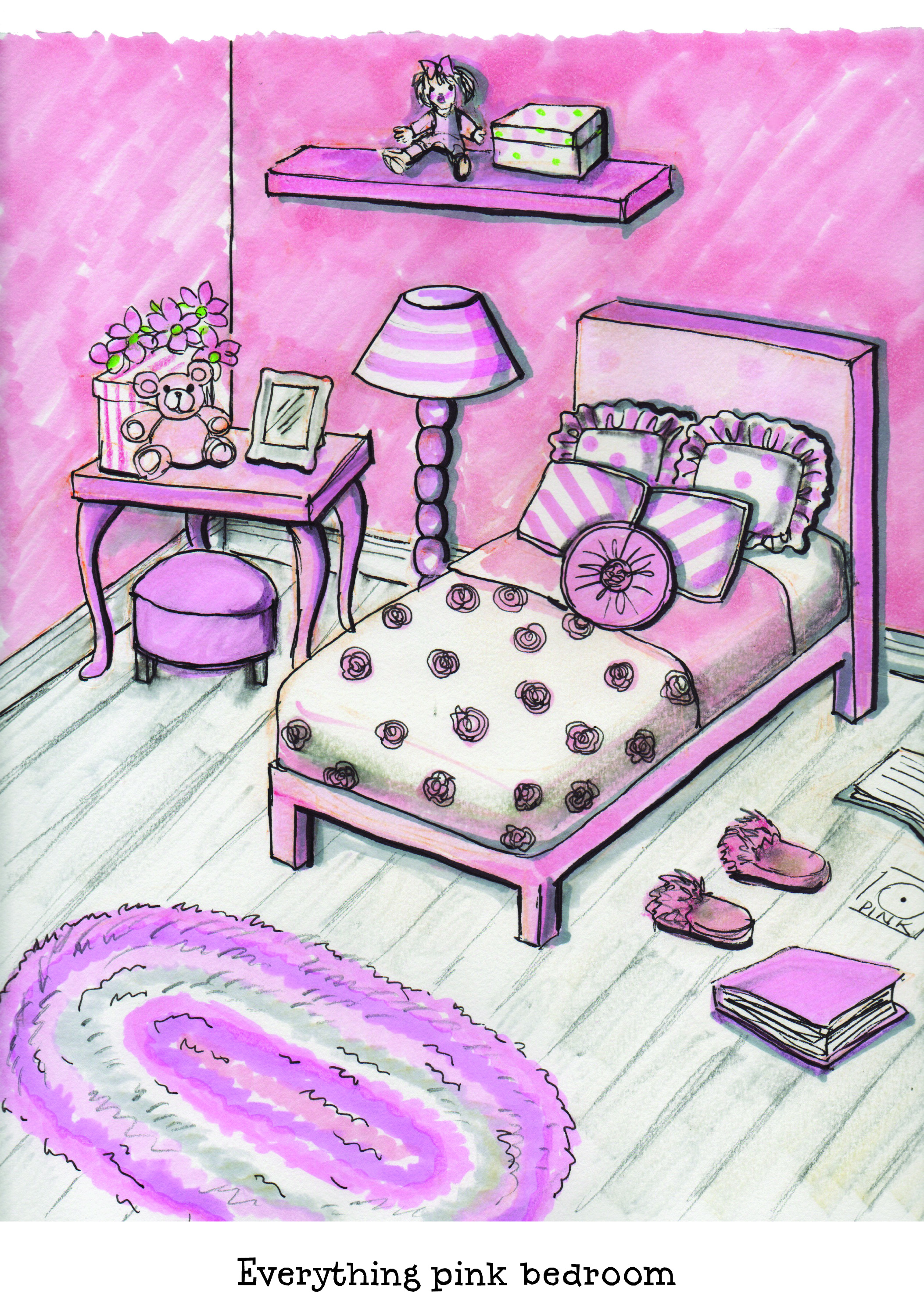 celebrate-picture-books-picture-book-review-anything-but-pink-starri's-pink-bedroom