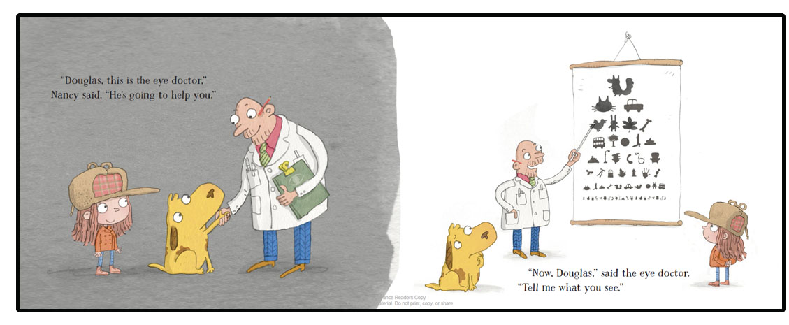 celebrate-picture-books-picture-book-review-douglas-you-need-glasses-eye-doctor