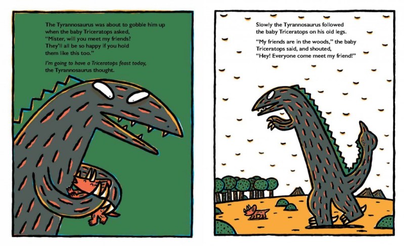 celebrate-picture-books-picture-book-review-i-want-that-love-following-triceratops