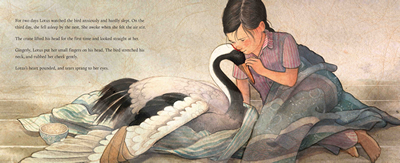 celebrate-picture-books-picture-book-review-lotus-and-feather-lotus-comforts-feather