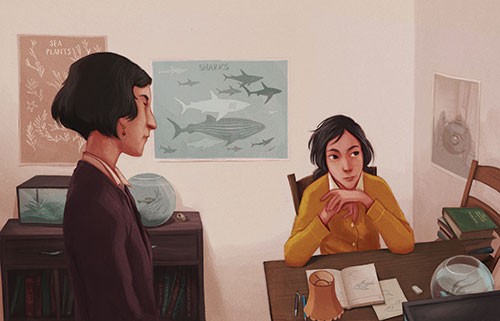 celebrate-picture-books-picture-book-review-swimming-with-sharks-studying