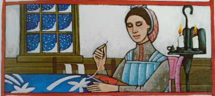 celebrate-picture-books-picture-book-review-the-quilt-story-mother-sewing