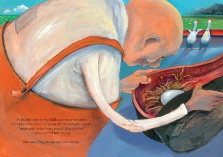celebrate-picture-books-picture-book-review-the-unexpected-love-story-of-alfred-fiddleducling-egg