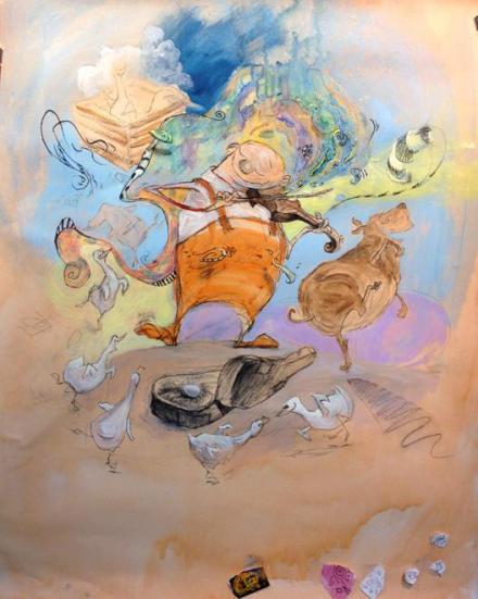 celebrate-picture-books-picture-book-review-the-unexpected-love-story-of-alfred-fiddleducling-captain-plays-fiddle