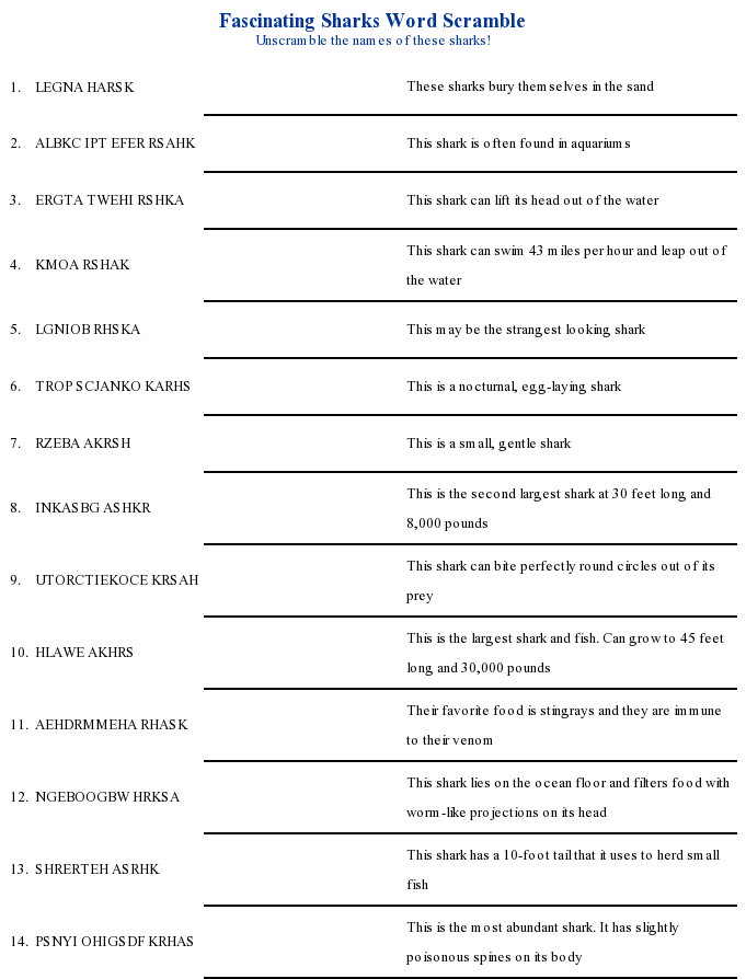 celebrate-picture-books-picture-book-review-fascinating-sharks-word-scramble