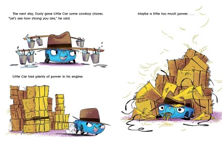 celebrate-picture-books-picture-book-review-car-cowboy-hay-bales
