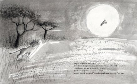 celebrate-picture-books-picture-book-review-old-lion-and-little-rabbit-hopping-in-moonlight