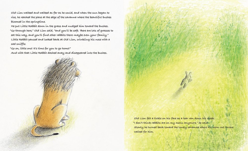 celebrate-picture-books-picture-book-review-old-lion-and-little-rabbit-letting-rabbit-go
