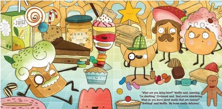 celebrate-picture-books-picture-book-review-the-case-of-the-stinky-stench-von-waffle