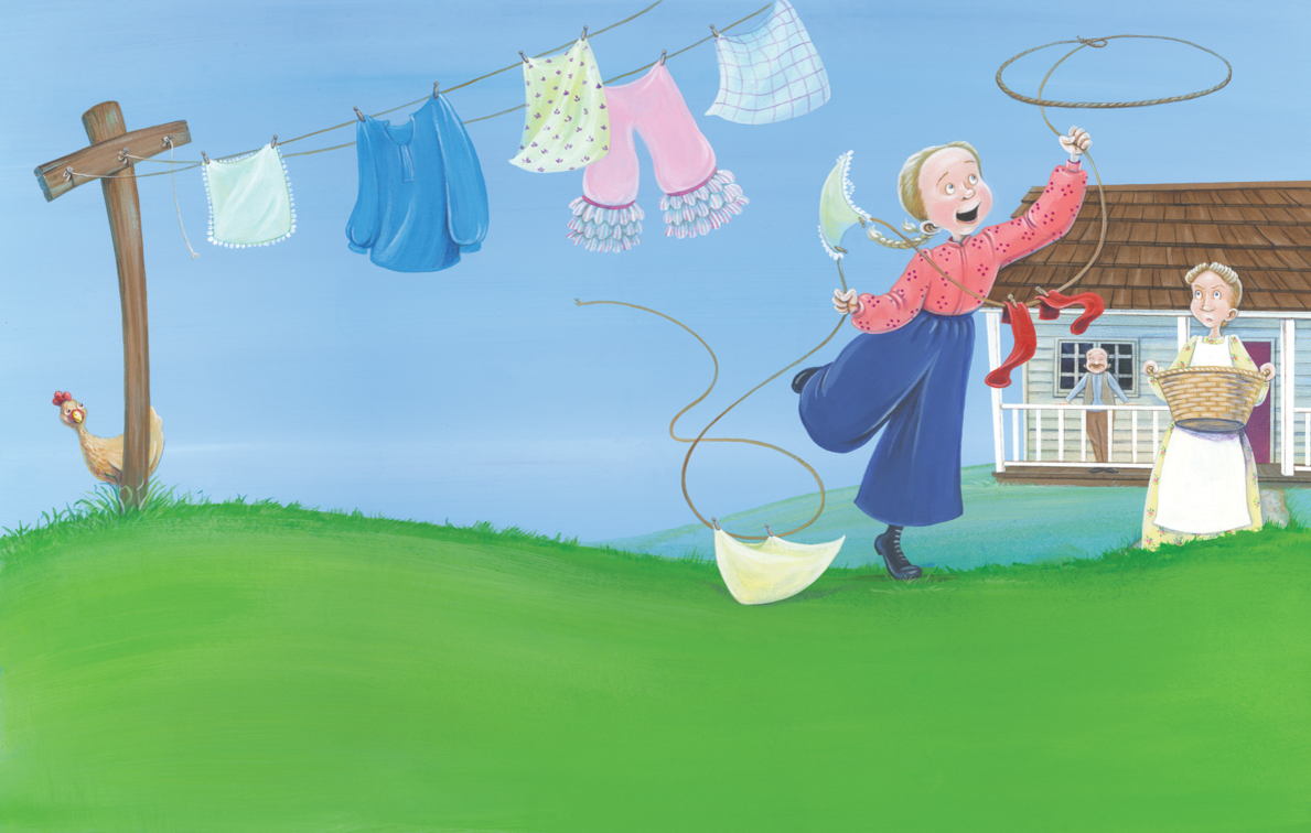 celebrate-picture-books-picture-book-review-the-original-cowgirl-clothesline