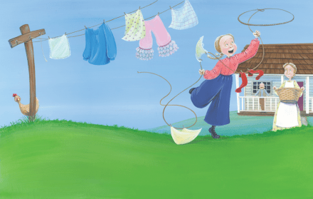 celebrate-picture-books-picture-book-review-the-original-cowgirl-clothesline