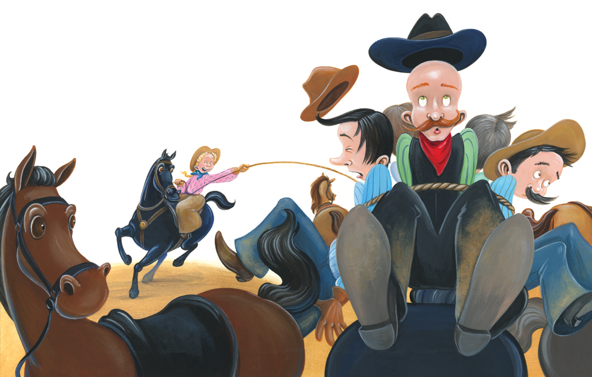 celebrate-picture-books-picture-book-review-the-original-cowgirl-roping-five-cowboys