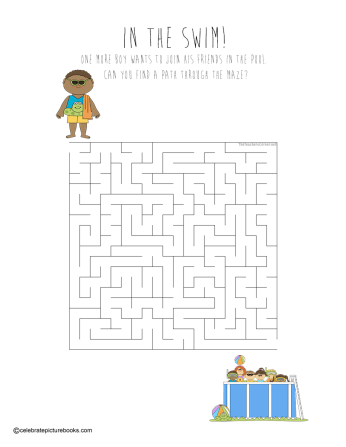 celebrate-picture-books-picture-book-review-in-the-swim-maze
