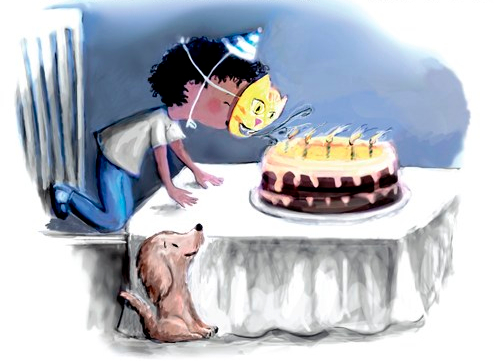 celebrate-picture-books-picture-book-review-lily's-cat-mask-making-a-wish