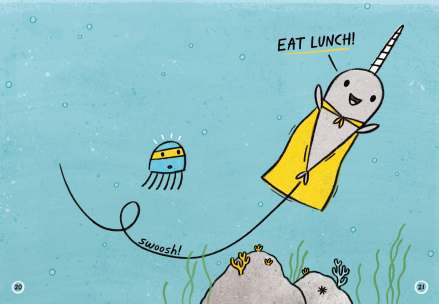 celebrate-picture-books-picture-book-review-super-narwhal-and-jelly-jolt-eat-lunch
