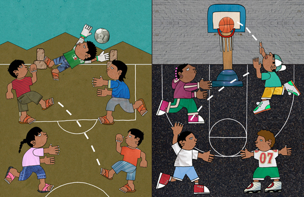 celebrate-picture-books-picture-book-review-dear-primo-a-letter-to-my-cousin-recess