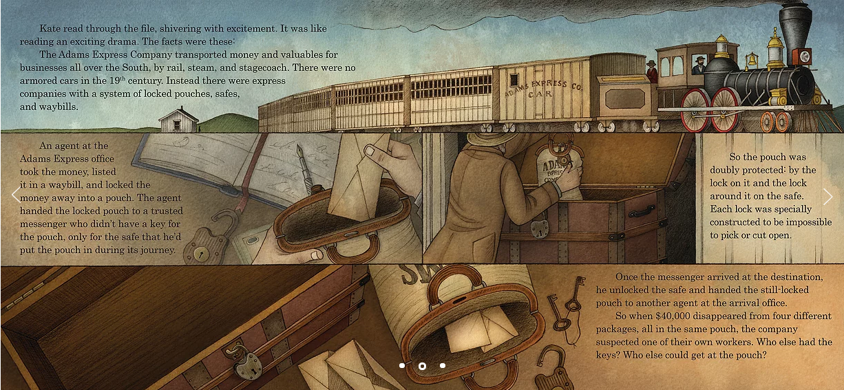 celebrate-picture-books-picture-book-review-Kate-Warne-pinkerton-detective-train