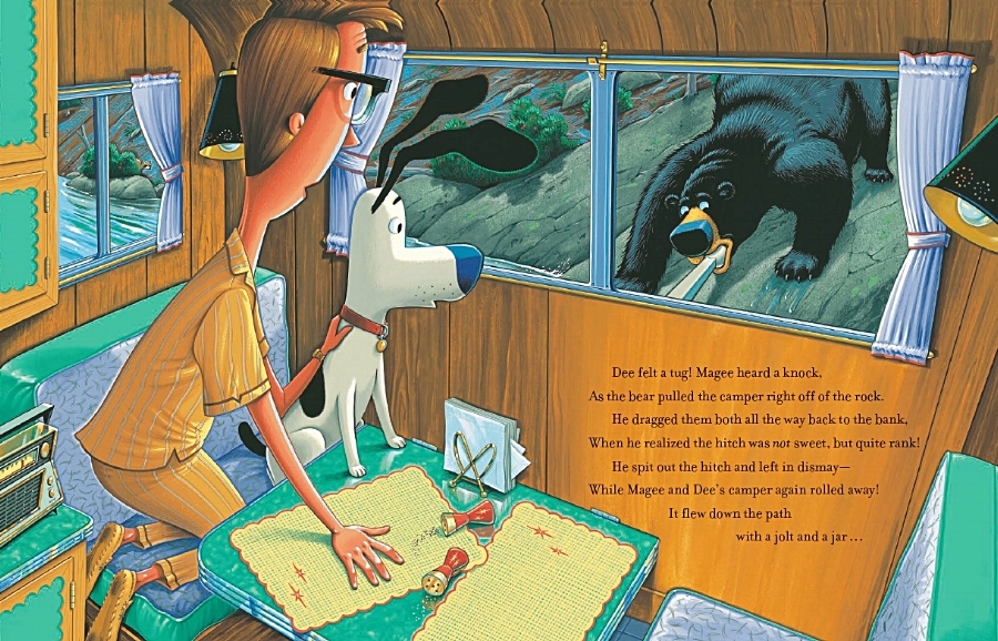 celebrate-picture-books-picture-book-review-a-camping-spree-with-mr-magee-bear-rescue