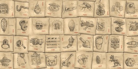 celebrate-picture-books-picture-book-review-homer-henry-hudson's-curio-museum-end-papers