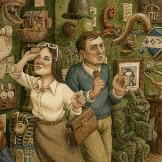 celebrate-picture-books-picture-book-review-homer-henry-hudson's-curio-museum-visitors