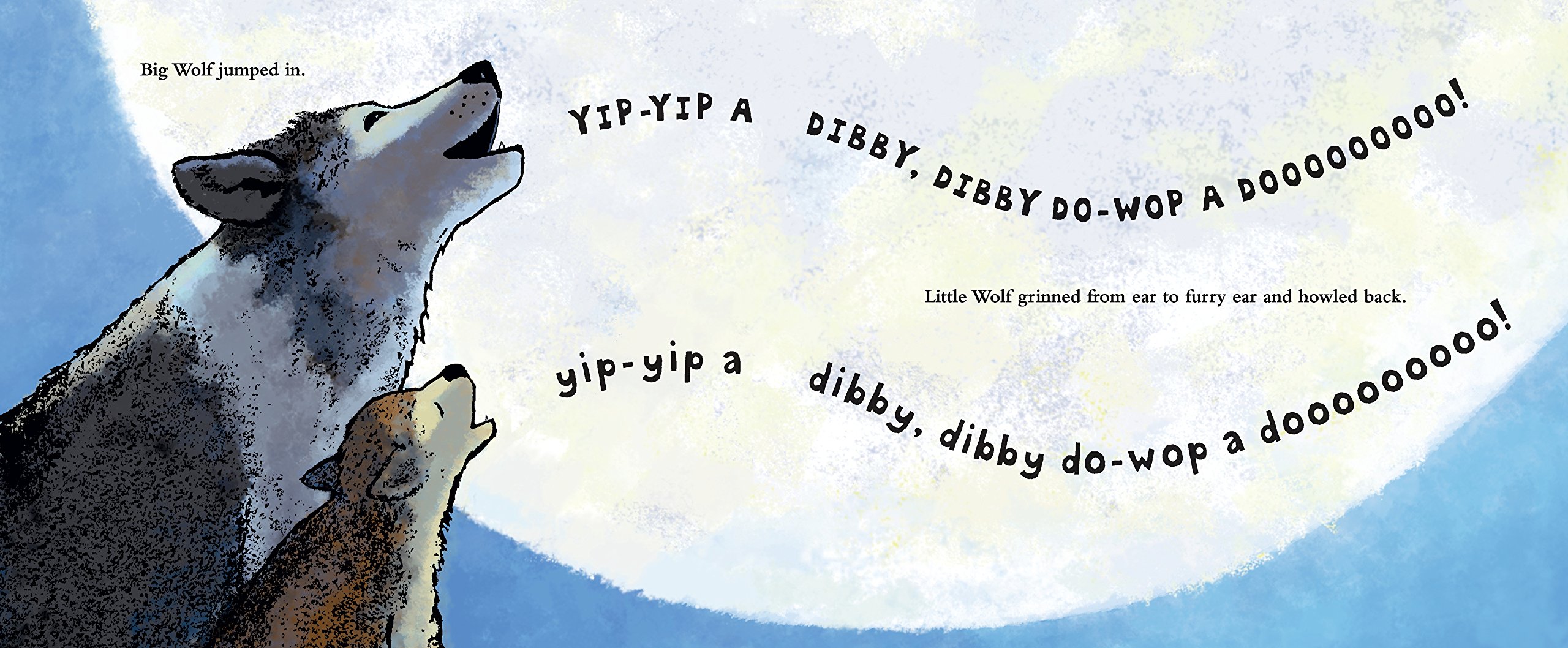 celebrate-picture-books-picture-book-review-little-wolf's-first-howling-howling-together