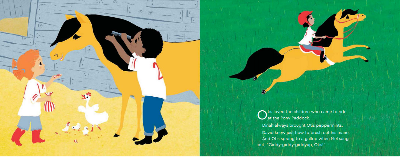 celebrate-picture-books-picture-book-review-pony-in-the-city-children-ride