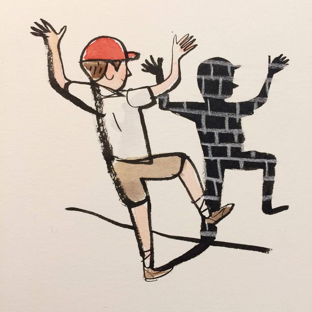 celebrate-picture-books-picture-book-review-smoot-a-reluctant-shadow-shadow-at-wall