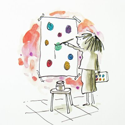 celebrate-picture-books-picture-book-review-the-dot-experimenting-with-dots