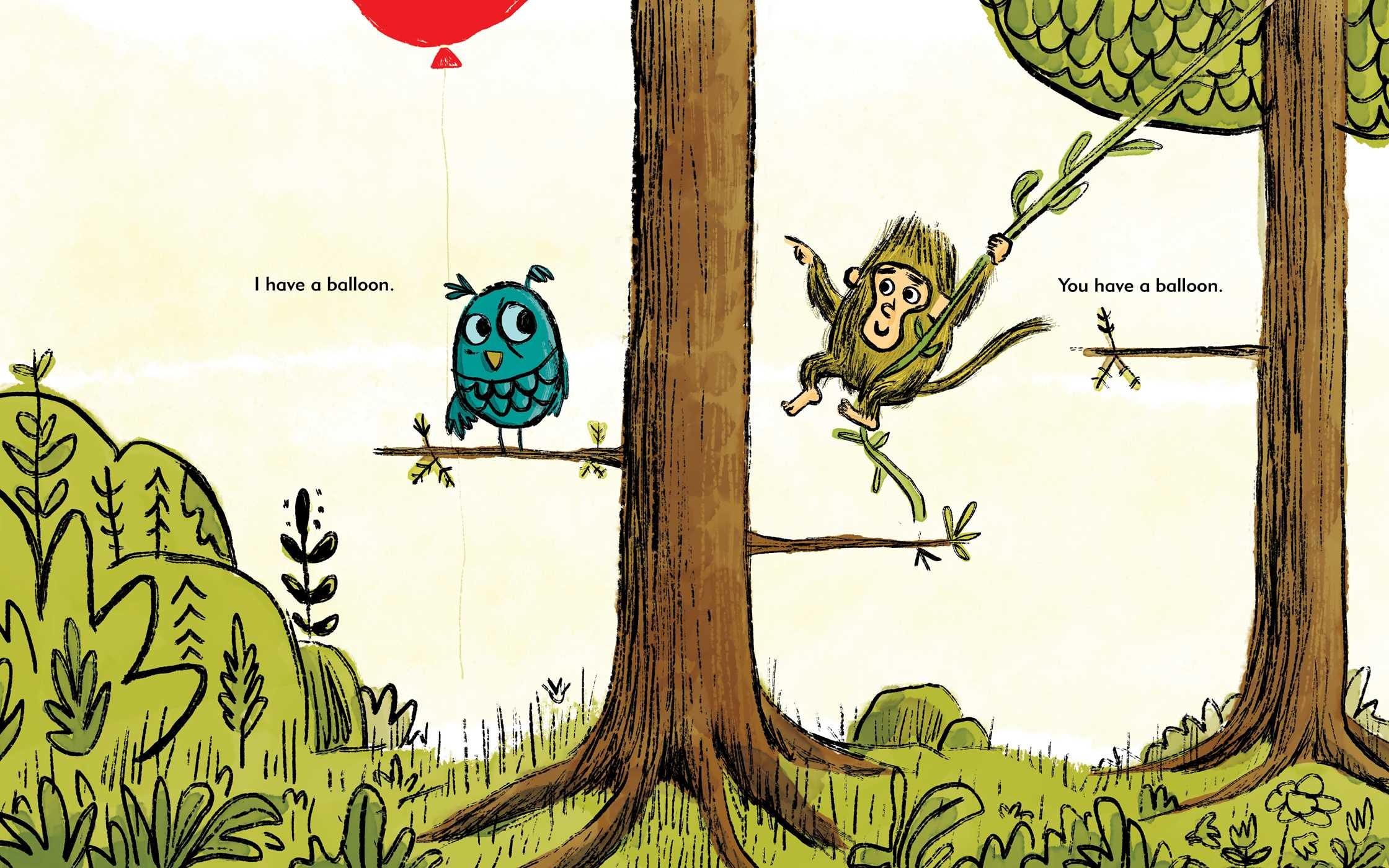 celebrate-picture-books-picture-book-review-I-have-a-balloon-monkey-meets-owl