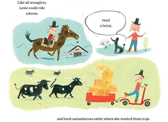 celebrate-picture-books-picture-book-review-lexie-the-word-wrangler-herd-cattle