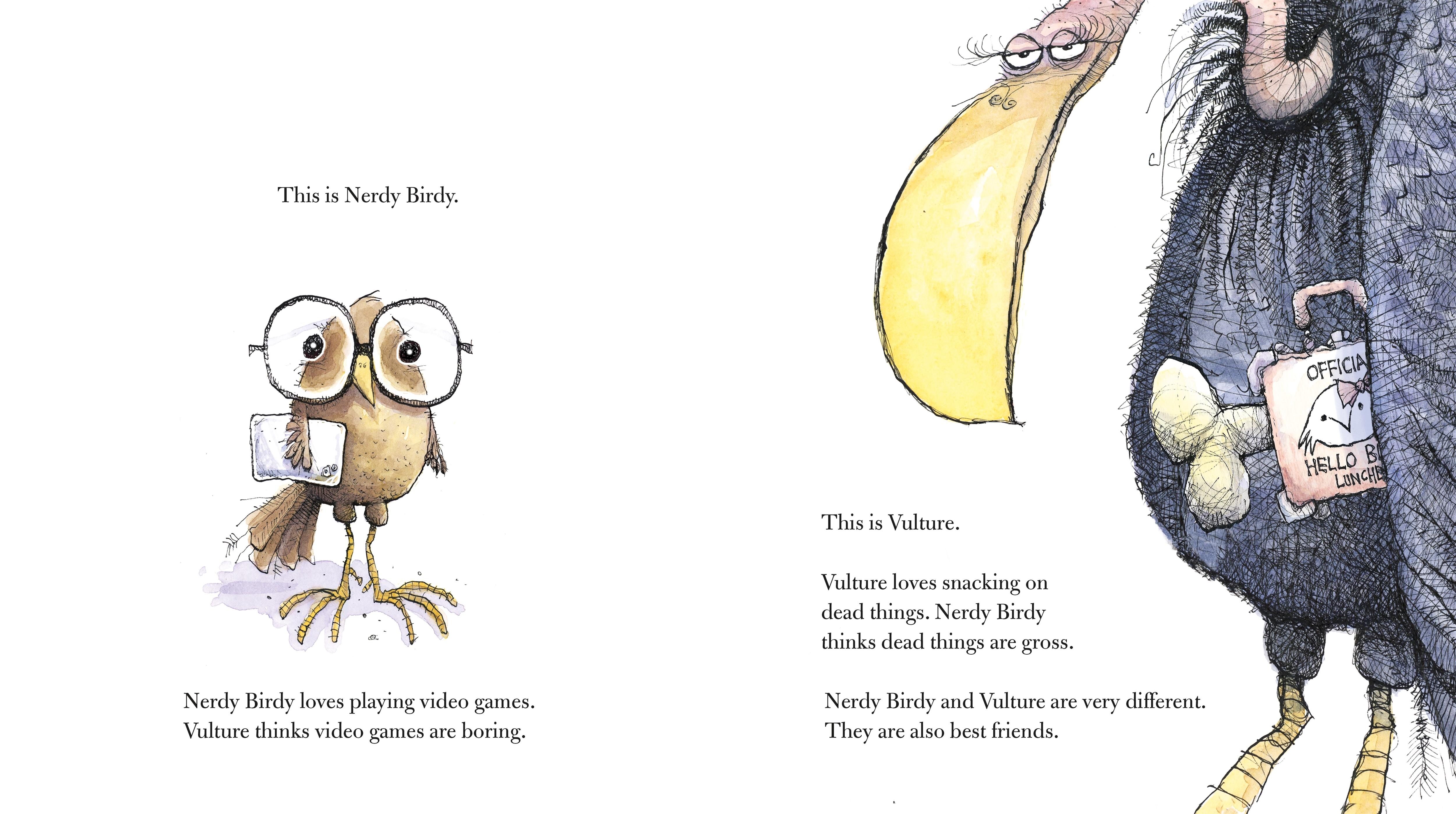 celebrate-picture-books-picture-book-review-nerdy-birdy-tweets-Nerdy-Birdy-and-Vulture