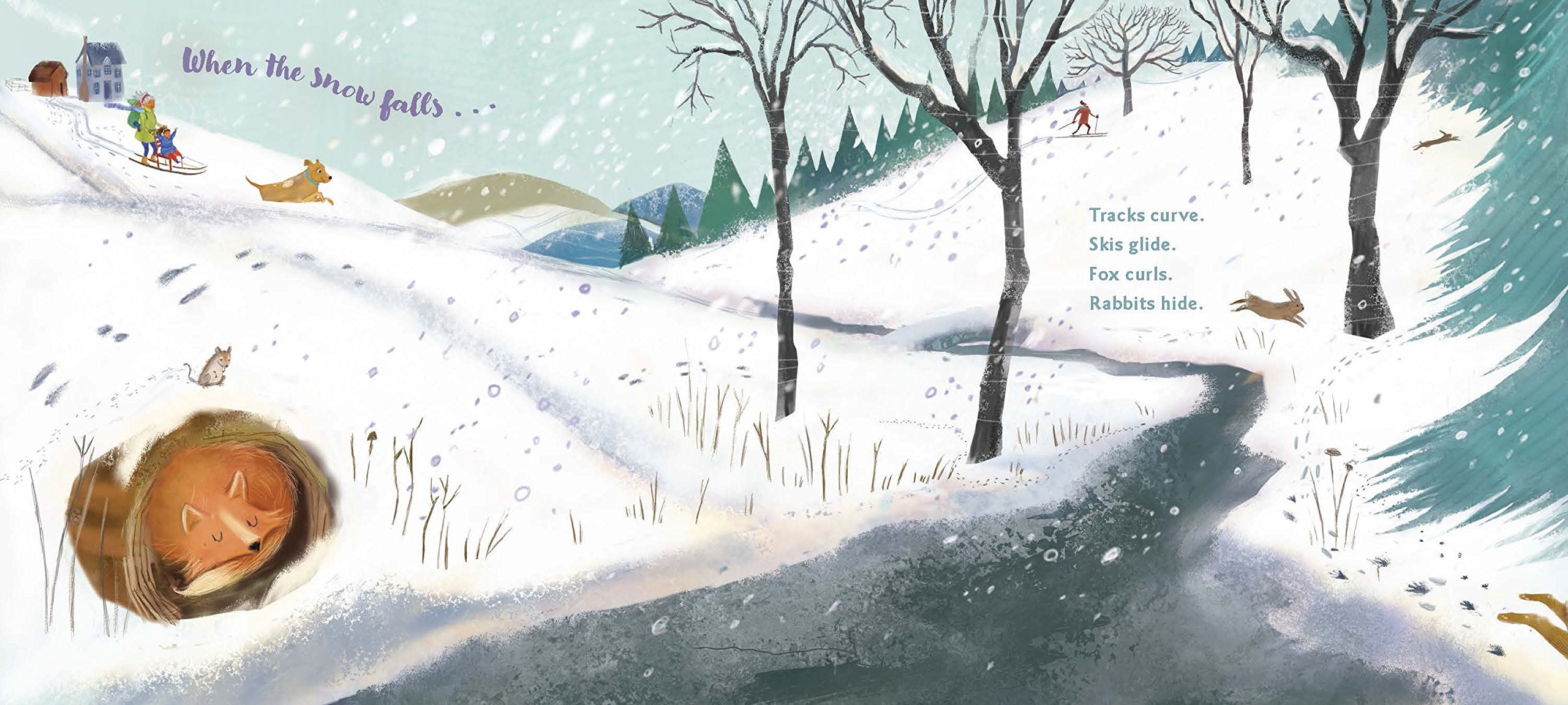 celebrate-picture-books-picture-book-review-when-the-snow-falls-fox