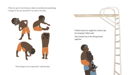 celebrate-picture-books-picture-book-review-jabari-jumps-stretching