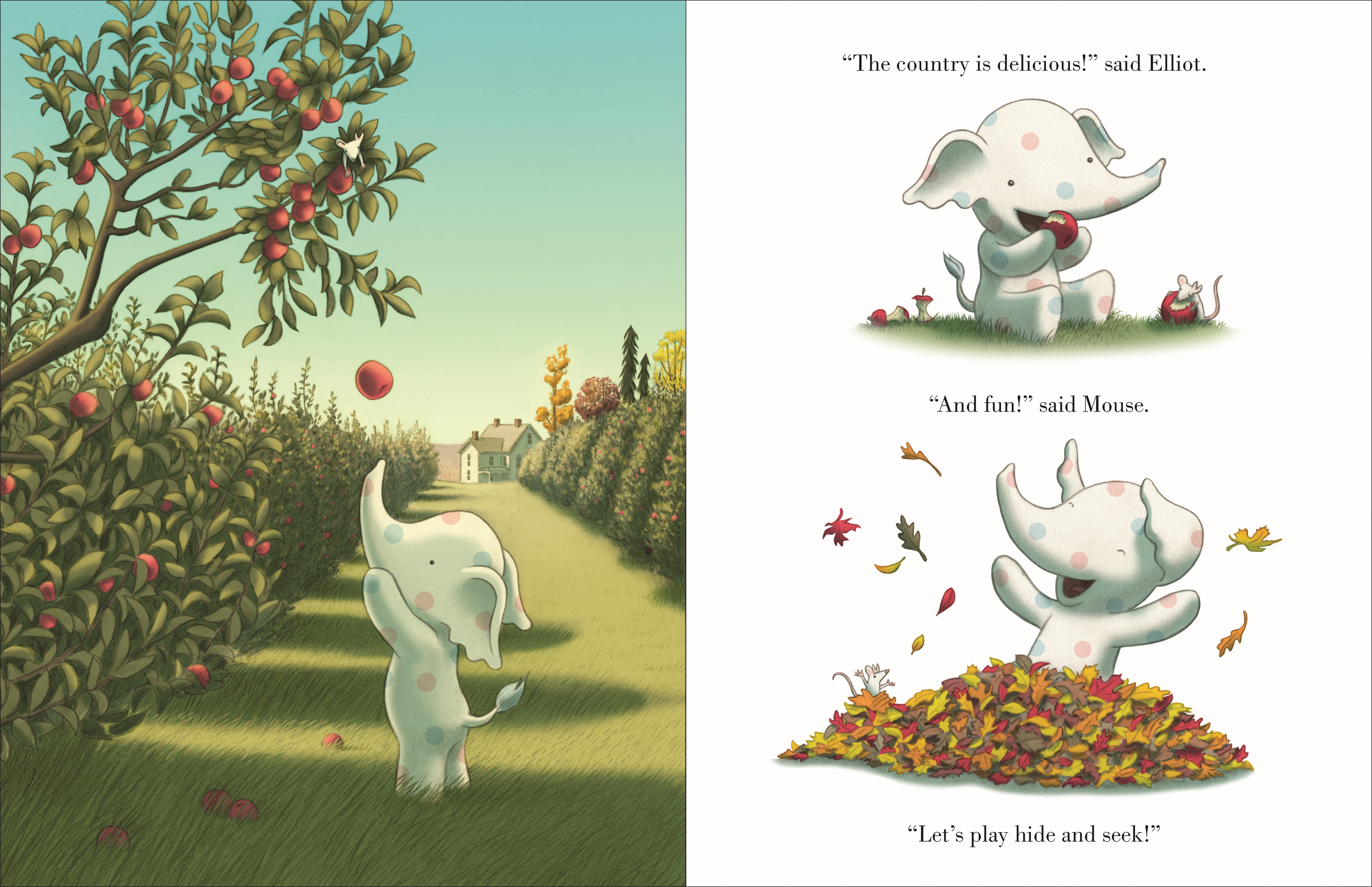 celebrate-picture-books-picture-book-review-little-elliot-fall-friends-eating-apples