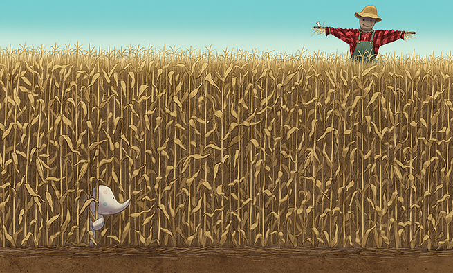 celebrate-picture-books-picture-book-review-little-elliot-fall-friends-in-the-corn-field