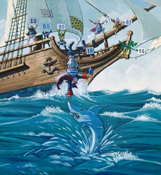 celebrate-picture-books-picture-book-review-pirate's-perfect-pet-retrieving-bottle