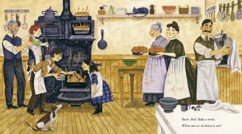celebrate-picture-books-picture-book-review-sharing-the-bread-an-old-fashioned-thanksgiving-story-kitchen