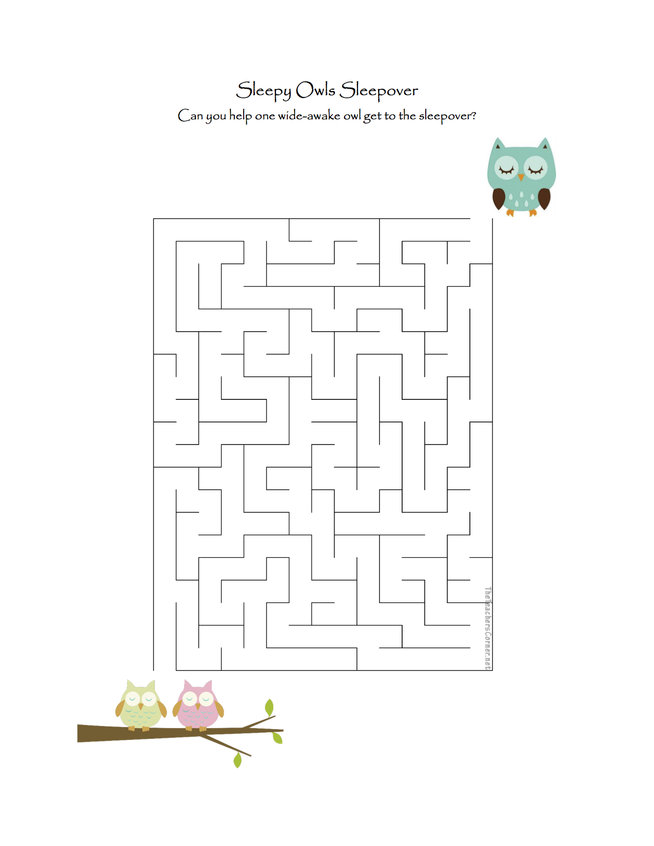 celebrate-picture-books-picture-book-review-sleepy-owls-maze