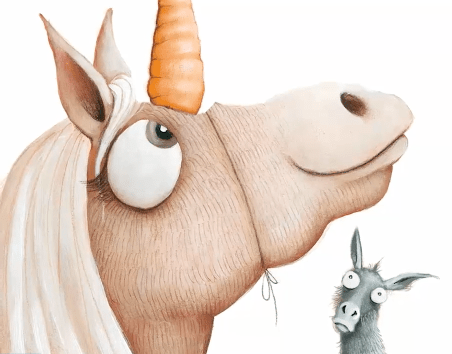 celebrate-picture-books-picture-book-review-thelma-the-unicorn-carrot-horn