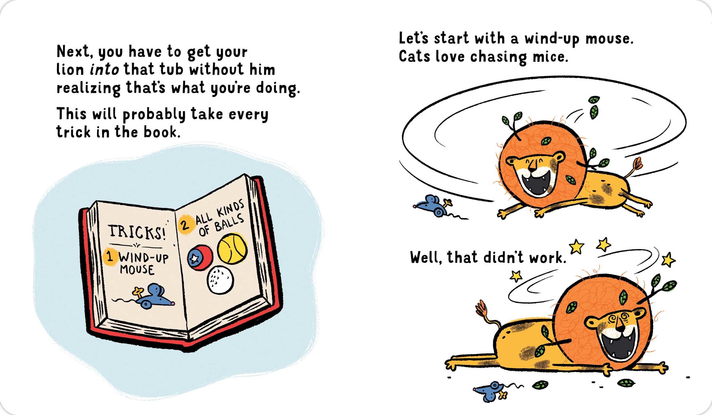 celebrate-picture-books-picture-book-review-when-your-lion-needs-a-bath-tricks