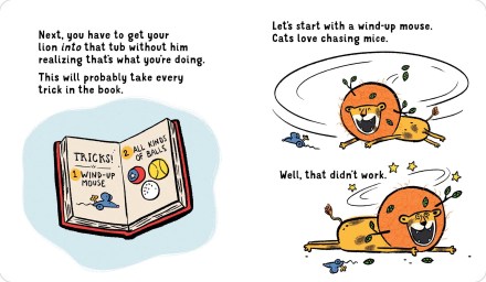 celebrate-picture-books-picture-book-review-when-your-lion-needs-a-bath-tricks