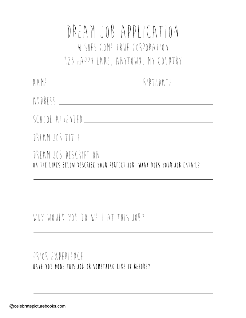 celebrate-picture-books-picture-book-review-dream-job-application-activity