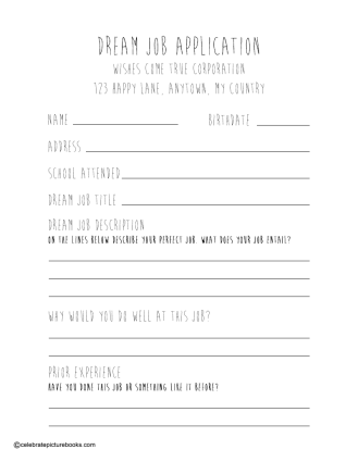 celebrate-picture-books-picture-book-review-dream-job-application-activity