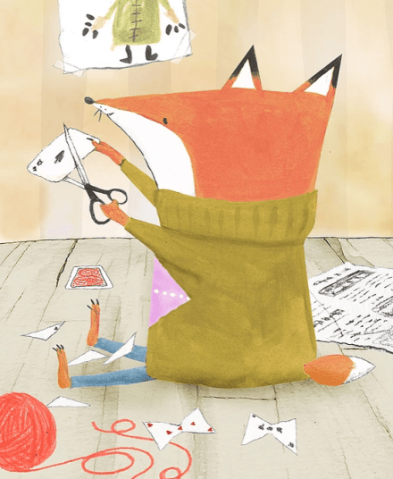 celebrate-picture-books-picture-book-review-argyle-fox-cutting-cards