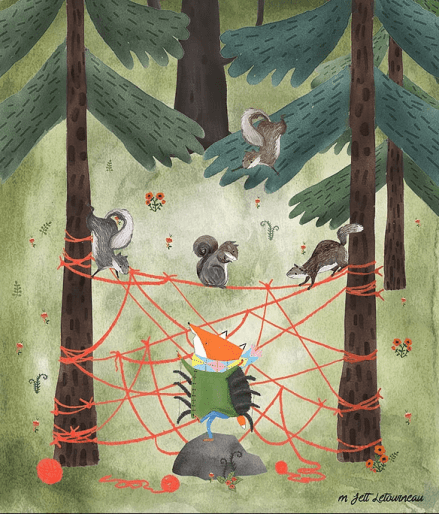 celebrate-picture-books-picture-book-review-argyle-fox-spider-web