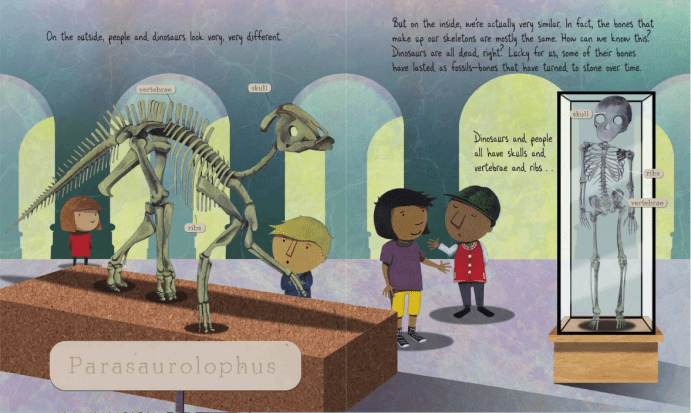 celebrate-picture-books-picture-book-review-fossil-by-fossil-parasaurolophus