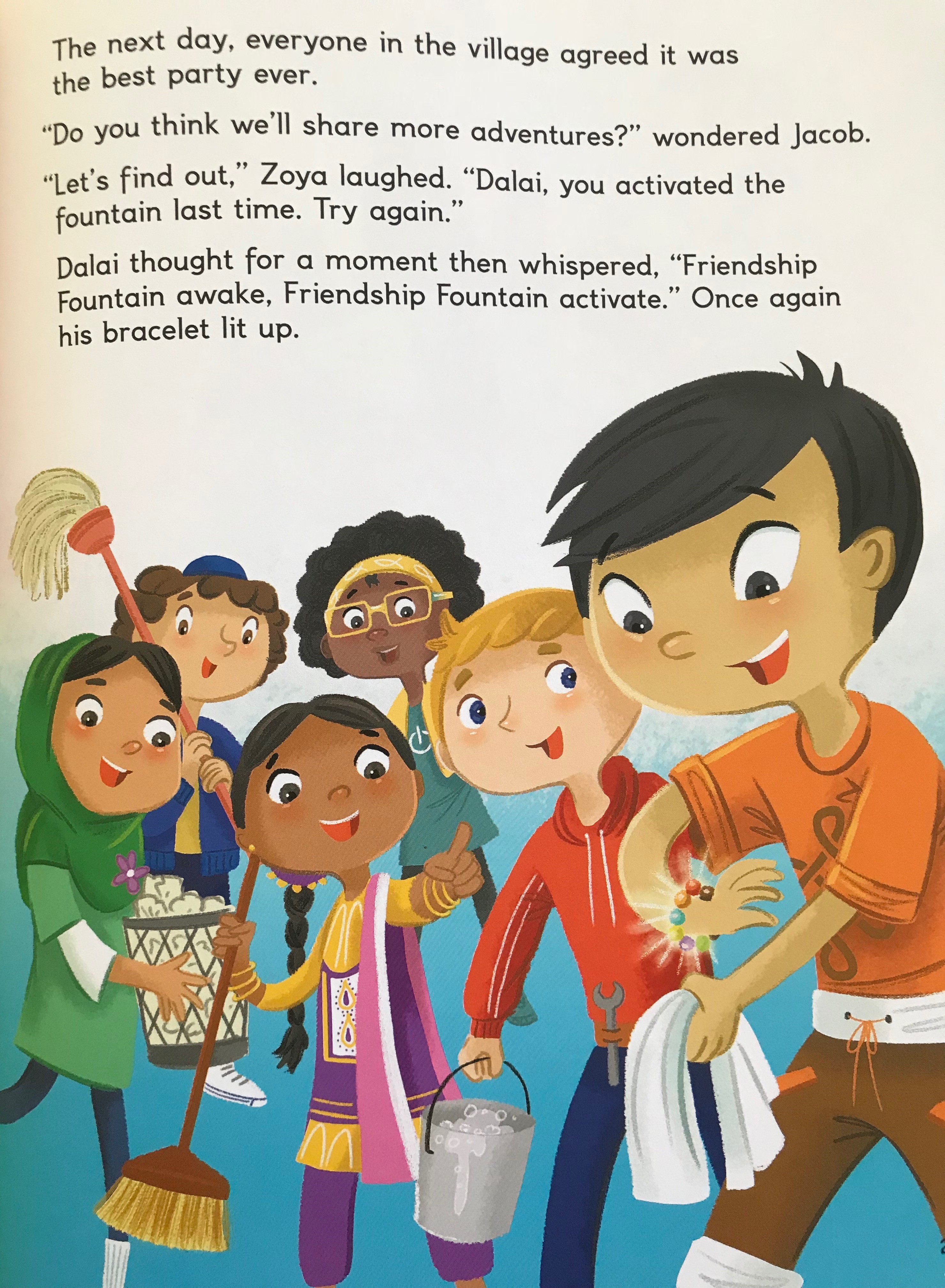 celebrate-picture-books-picture-book-review-gokul-village-and-the -magic-fountain-bracelet-glowing