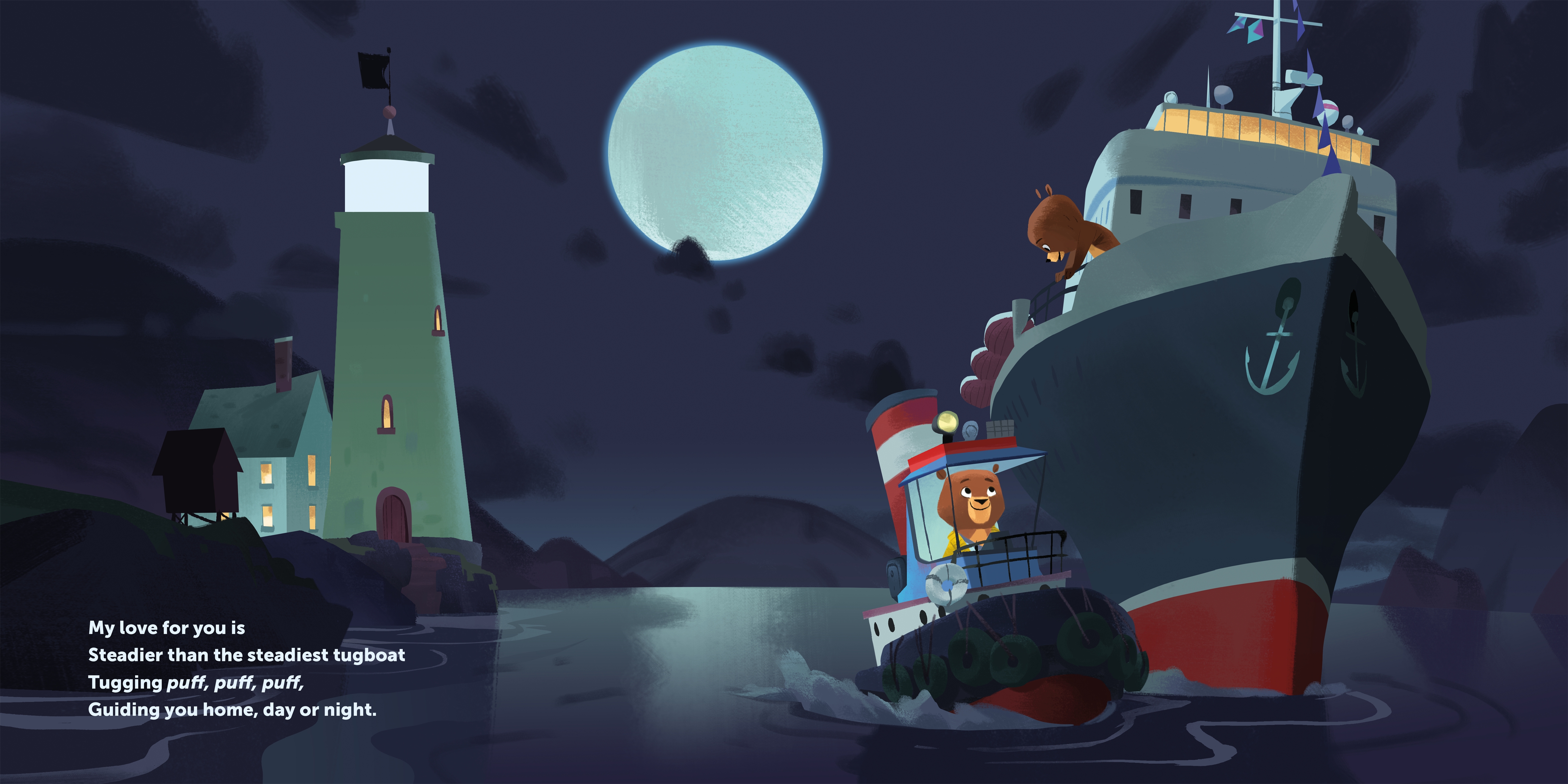 celebrate-picture-books-picture-book-review-I-love-you-for-miles-and-miles-tugboat